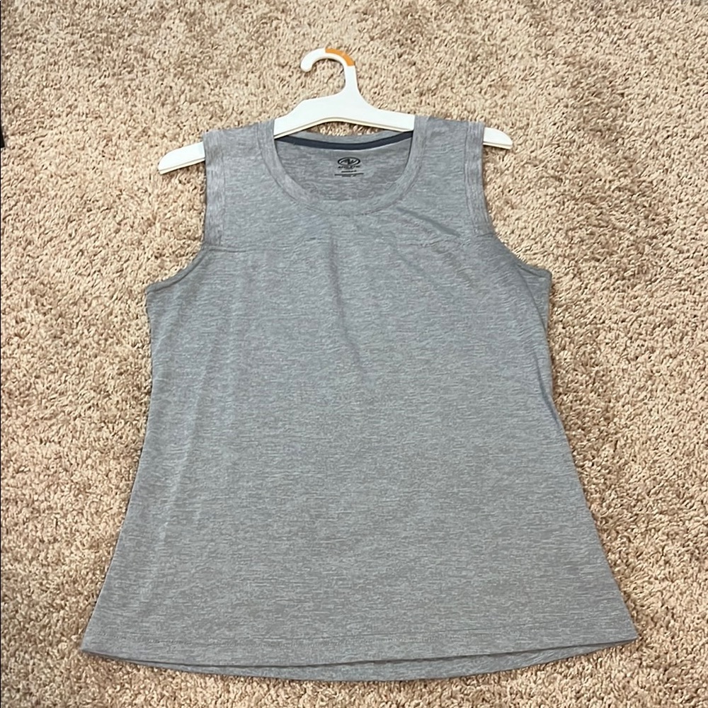 Athletic Works Gray Sleeveless Muscle Tee